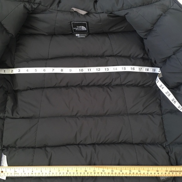 THE NORTH FACE Women’s Grey Down Jacket Small - Picture 10 of 16